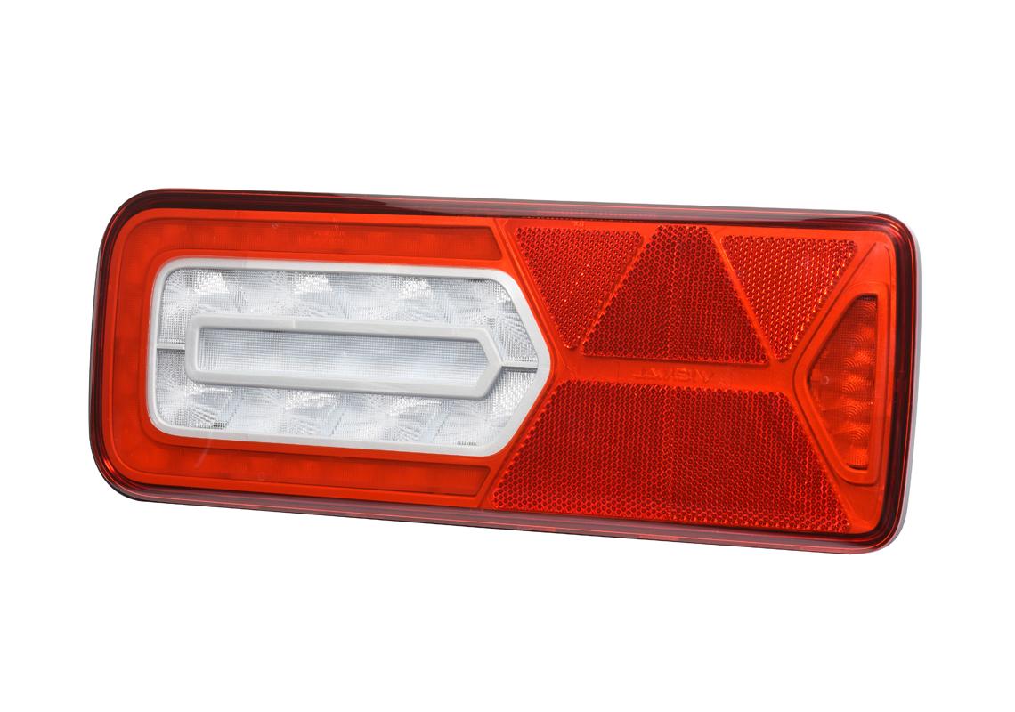 Rear lamp LED Left 24V, additional conns, triangle